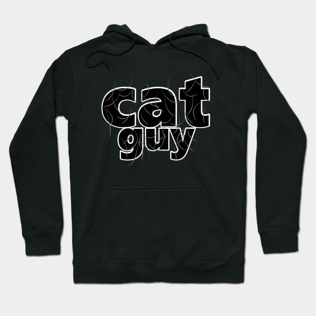 Cat Guy Gray Hair Hoodie by Frame and Bar